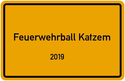 Feuerwehrball in Katzem am 12.01.2019