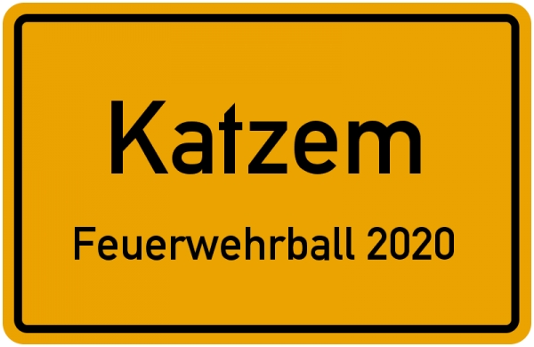 Feuerwehrball in Katzem 2020